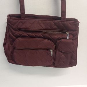 Burgundy Shoulder Bag